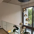 s.luce Orb XL Galerieleuchte 8-flammig mit Modular Baldachin Galerielampe Schwarz/Rauch Runder Baldachin in Schwarz Rund