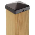 ROG-Gardenline Pfostenkappe (10 St), Stahl Schwarz 101 x 101 mm 10 cm
