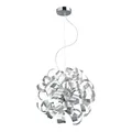 Chrom Silber Glamour Moderne Hängelampe Pendelleuchte 5x33W/G9 42x42x120 [cm]