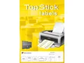 TopStick Etiketten TopStick 8712 Universal-Etiketten - 105 x 37 mm - weiß - 1.600 Stück