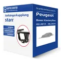 Auto Hak Anhängerkupplung starr für PEUGEOT Boxer Kasten/Bus Typ 250 AHK