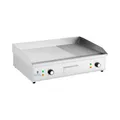 Royal Catering Elektrogrill Elektro Grillplatte Grillplatte Grill 727 x 420 mm geriffelt/glatt, 4400 W