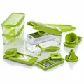 Genius Nicer Dicer Smart Set 16 Teile Alles-Schneider Hobeln Würfeln Gemüse