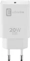 Cellularline USB Ladegerät 20W 1x USB-C Weiß Schnellladegerät