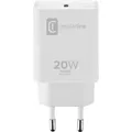 Cellularline USB Ladegerät 20 W 1x USB-C® Weiß Schnellladegerät