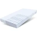 Matratze 90x200 cm Kaltschaum HR-Schaum 7 Zonen PEARL Konturschnitt H4 Höhe ca. 16 cm Premium Bezug - Weiß