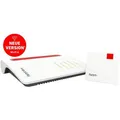 AVM FRITZ! Mesh Set 7530 AX + 1200 AX, Rot, Weiß, Intern, Mesh-System, Dual-Band (2,4 GHz/5 GHz), Wi-Fi 6 (802.11ax), 2400 Mbit/s
