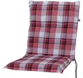 Auflage Niederlehner Milano 2396 rot-weiß kariert 102x49x6 cm KETTtex Sitzpolste