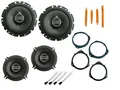 Pioneer Boxen Set für Opel Zafira B Bj 05-14 Tür vorne hinten Ausbaubügel 550 W