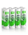 EBL AA Akku 2800mAh 8 Stück - Mignon AA wiederaufladbare Batterien, Typ NI-MH, geringe Selbstentladung mit Staubkasten, 1.2v AA Akkubatterien