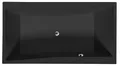Polysan QUEST Rechteckwanne 180x100x49cm, schwarz matt