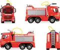 Lena GIGA TRUCKS Ride-on Fire truck Arocs, Feuerwehrauto, 3 Jahr(e), Mehrfarbig