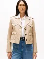 Kurzblazer "COTTON REGULAR LADY JACKET", Gr. 44, Beige