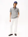 Tommy Hilfiger Poloshirt 1985 REGULAR POLO mit Kontraststreifen und Knopfleiste unifarben, sportlich, regular fit, Baumwollmix, Polokragen