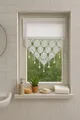 HOSSNER - ART OF HOME DECO Scheibengardine 35x45 cm (1 St), blickdicht, Baumwolle, Vintage, Romantische Stickerei
