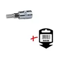 3/8 Zoll CHROMEplus Bit-Stecknuss XZN, M8 auf Hänger KS TOOLS 918.3859-E