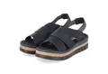 Rieker Rieker V4959-00 Damen Synthetik black Sandalette