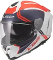 LS2 FF817 Challenger II TITAN Weiß-Blau-Rot matt Integralhelm M
