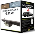 Starre Anhängerkupplung für MITSUBISHI Pajero 03.2007- IV Typ V80/V90 G.D.W. NEU