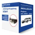G.D.W. Anhängerkupplung starr für MITSUBISHI Pajero IV Typ V80/V90 AHK NEU