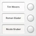 RITTO 1875370 - Modul für PORTIER Türsprechanlage, Tastenmodul, 3 Familienhaus