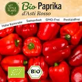 Little Plants BIO Paprika Samen 10 Paprikasamen di Asti Gemüsesamen Samenfest für Gemüsegarten Gemüse Samen Hochbeet Samen für Küche, Balkon und Garten