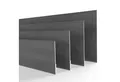 DQ-PP Sockelleiste DQ-PP FENSTERLEISTE 50m, 40mm Breite, 1,5mm Stärke, Abschlussleisten, Kunststoffleisten, Profileleisten, Anthrazit, Eiche gold, Mahagoni