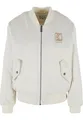 Karl Kani Damen KW241-014-2 Og Satin Bomber Jacket off white, XXL