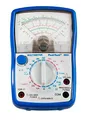 PeakTech 3201 Analog Multimeter – Messgerät mit Voltmeter, Amperemeter, Durchgangsprüfer, Ohm Meter – Bis 600V AC DC 10A – geeignet für 230V Elektroinstallation – Multimeter Analog