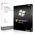 Windows 7 Ultimate + Office 2016 Home & Student (DE) 32/64 Bit