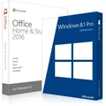 Windows 8.1 Pro + Office 2016 Home & Student (DE)