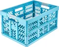 keeeper Klappbox ben eco, Profi-Klappbox mit Softgriffen, 54 x 37 x 28 cm, 45 l, 45 l, Soft-Touch-Griffe, zusammenklappbar