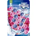 WC Frisch Kraft-Aktiv WC-Duftspüler, Blütenfrische W4C6 , 1 Packung = 4 Stück à 50g