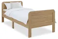 Homestyle4u Komfortbett 100x200, Seniorenbett, Komforthöhe Holz extra hoch