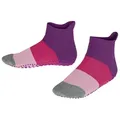 FALKE Haussocken Colour Block Haussocken (1-Paar) mit rutschhemmendem Noppendruck blau|lila 23-26