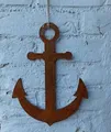 Stabiler Anker maritime Wand-Deko Eisen massiv Rost Meer Küste 30 cm