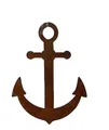 Deko-Impression Wanddekoobjekt Stabiler Anker maritime Wand-Deko Eisen massiv Rost Meer Küste 30 cm (1 St)