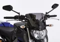ERMAX Naked-Bike-Scheibe Acrylic durchsichtig Schwarz getönt für YAMAHA MT-09 /