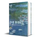 Die Bibel mit Umschlagmotiv Seerosen von Claude Monet. Großdruck. Mit Familienchronik.