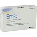 Emla 25 mg/g + 25 mg/g Creme + 2 Tegaderm Pfl. 5 g