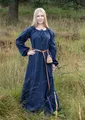 Battle-Merchant Mittelalter Kleid Ana, blau - Wikinger Kleidung Damen LARP