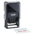 trodat Datumstempel mit Text "Gebucht" printy-dater 4750/L7 selbstfärbend blau rot, 1 St.