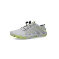 Dockers by Gerli Damen Low-Top Sneaker, Frauen Halbschuhe,schnürschuhe,schnürer,Business,Freizeit,straßenschuhe,hellgrau/grün,40 EU