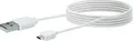 Schwaiger USB-Kabel 2.0 St. A->2.0 Micro B 2,00m weiß