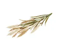 Kunstpflanze Gras künstliche Pflanze Höhe 130cm beige., House Nordic, Höhe 130 cm