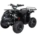Elektro-Kinderquad S-8 Farmer, Midi-Quad mit 1000 Watt, Scheiben-/Trommelbremsen, bis 20 km/h, ab 8 (Schwarz)