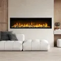 Dimplex Ignite Evolve [Optiflame Elektro-Einbaukamin]: 258 cm / 100" - Ohne Eichenholz - Ohne Rib Wall Panel