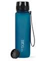 720°DGREE Trinkflasche Trinkflasche uberBottle softTouch mit Sieb petrol blue 1l