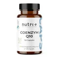 Nutri + Q10 Kapseln hochdosiert - 120 Caps mit 100 mg Coenzym Q 10 pro Kapsel - hochwertiges (vegan) Ubiquinol aus Fermentation ohne unnötige Zusätze
