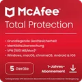 McAfee Total Protection 1-10 Geräte 1 Jahr ESD Lizenz License Key Code Number